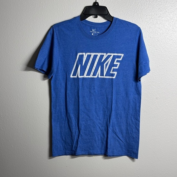 Nike Men’s Blue Nike Tee Activewear Logo Size Small - Picture 1 of 7
